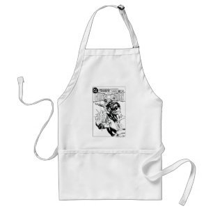 Groene Lantaarn - Action Comic Hoesje, Black en Wh Standaard Schort