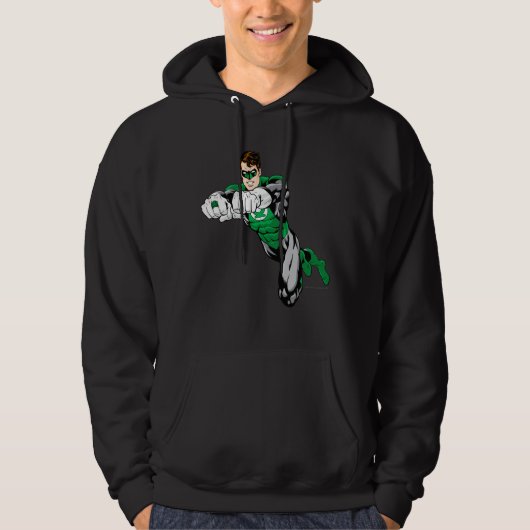 Groene Lantaarn - beide armen vooruit Hoodie (Voorkant)