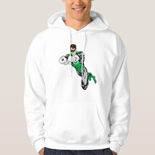 Groene Lantaarn - beide armen vooruit Hoodie (Voorkant)