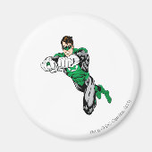 Groene Lantaarn - beide armen vooruit Magneet (Voorkant)