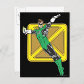 Groene Lantaarn breidt armen uit Briefkaart (Voorkant / Achterkant)