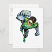 Groene lantaarn - Comic, Arm Raise Briefkaart (Voorkant / Achterkant)