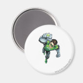 Groene lantaarn - Comic, Arm Raise Magneet (Voorkant / Achterkant)