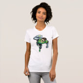 Groene lantaarn - Comic, Arm Raise T-shirt (Voorkant volledig)