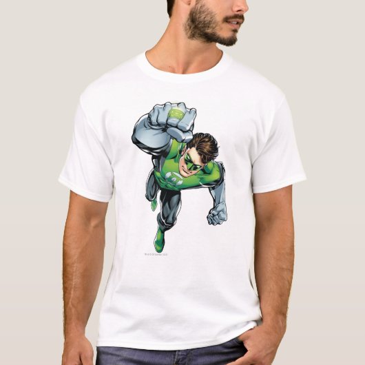 Groene lantaarn - Comic, Arm Raise T-shirt (Voorkant)
