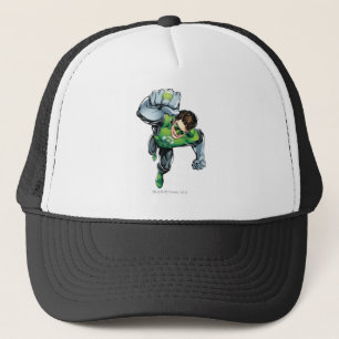 Groene lantaarn - Comic, Arm Raise Trucker Pet