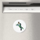 Groene Lantaarn - Comic, beide armen vooruit Magneet (Insitu (Vaatwasser))