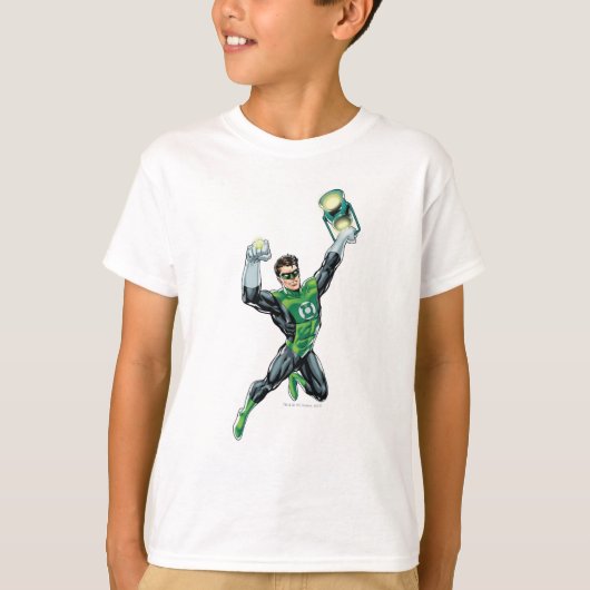 Groene Lantaarn - Comic, met lantaarn T-shirt (Voorkant)