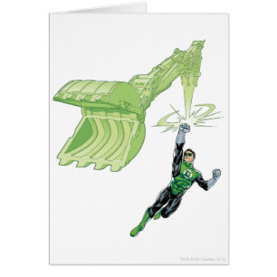 Groene Lantaarn - Comic, met machine