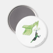 Groene Lantaarn - Comic, met machine Magneet (Voorkant / Achterkant)