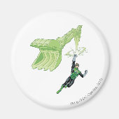 Groene Lantaarn - Comic, met machine Magneet (Voorkant)
