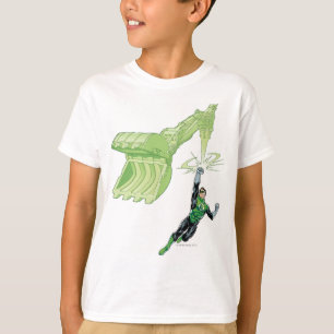 Groene Lantaarn - Comic, met machine T-shirt
