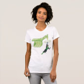 Groene Lantaarn - Comic, met machine T-shirt (Voorkant volledig)