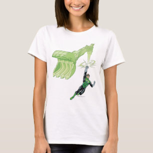 Groene Lantaarn - Comic, met machine T-shirt