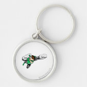 Groene lantaarn - Comic, vliegrecht Sleutelhanger (Voorkant)