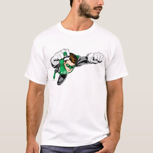 Groene lantaarn - Comic, vliegrecht T-shirt (Voorkant)