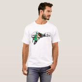 Groene lantaarn - Comic, vliegrecht T-shirt (Voorkant volledig)