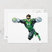 Groene lantaarn - Comic, vooruit kijkend Briefkaart (Voorkant / Achterkant)