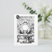 Groene Lantaarn - De Legende Reborn, Zwart en Wit Briefkaart (Staand voorkant)