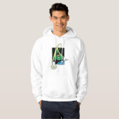 Groene Lantaarn en Aarde Hoodie (Voorkant volledig)