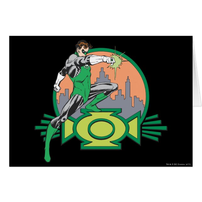 Groene Lantaarn en Cityscape (Voorkant Horizontaal)