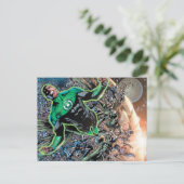 Groene Lantaarn en de Maan Briefkaart (Staand voorkant)