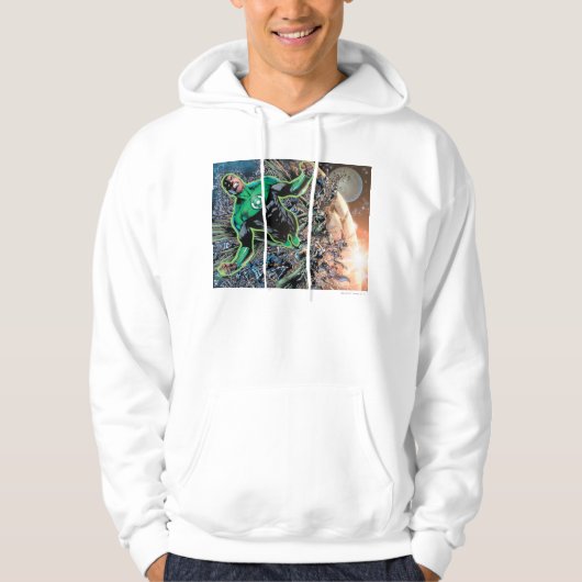 Groene Lantaarn en de maan Hoodie (Voorkant)