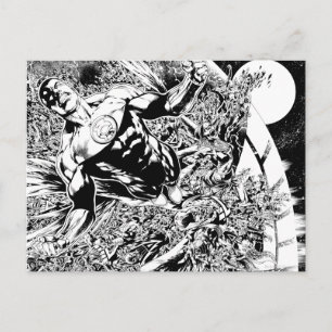 Groene Lantaarn en de Zwart-witte Maan - Briefkaart