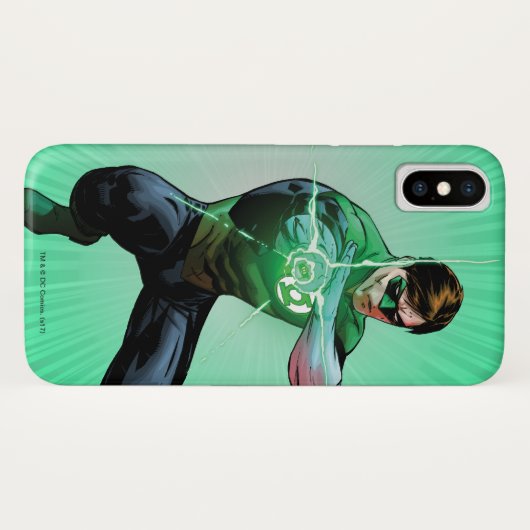 Groene lantaarn en golvende ring Case-Mate iPhone case (Achterkant (horizontaal))