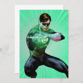 Groene lantaarn en golvende ring kaart (Voorkant / Achterkant)