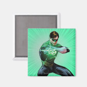 Groene lantaarn en golvende ring magneet (Voorkant / Achterkant)