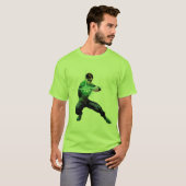 Groene lantaarn en golvende ring t-shirt (Voorkant volledig)