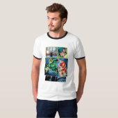 Groene Lantaarn en het Comité van de Flits T-shirt (Voorkant volledig)