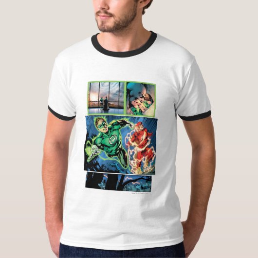 Groene Lantaarn en het Comité van de Flits T-shirt (Voorkant)