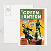 Groene Lantaarn en Hoesje van Sinestro Briefkaart (Voorkant / Achterkant)
