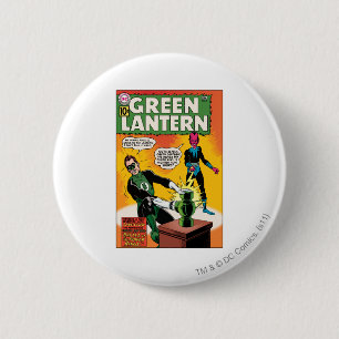 Groene Lantaarn en Hoesje van Sinestro Ronde Button 5,7 Cm