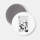 Groene Lantaarn en Hoesje van Sinestro, zwart en w Magneet (Voorkant / Achterkant)