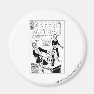 Groene Lantaarn en Hoesje van Sinestro, zwart en w Magneet