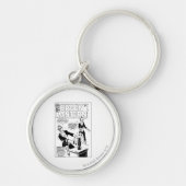 Groene Lantaarn en Hoesje van Sinestro, zwart en w Sleutelhanger (Voorkant)