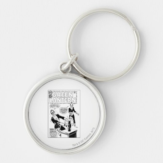 Groene Lantaarn en Hoesje van Sinestro, zwart en w Sleutelhanger (Voorkant)