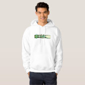 Groene Lantaarn en Logo Hoodie (Voorkant volledig)