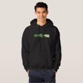 Groene Lantaarn en Logo Hoodie (Voorkant volledig)