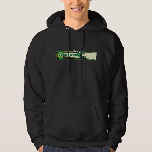 Groene Lantaarn en Logo Hoodie (Voorkant)