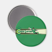 Groene Lantaarn en Logo Magneet (Voorkant / Achterkant)