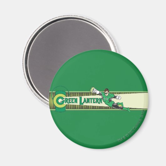 Groene Lantaarn en Logo Magneet (Voorkant / Achterkant)