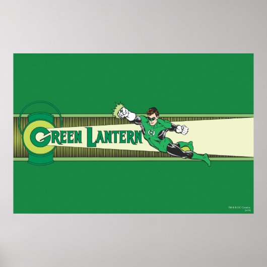 Groene Lantaarn en Logo Poster (Voorkant)