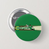 Groene Lantaarn en Logo Ronde Button 5,7 Cm (Voorkant /achterkant)