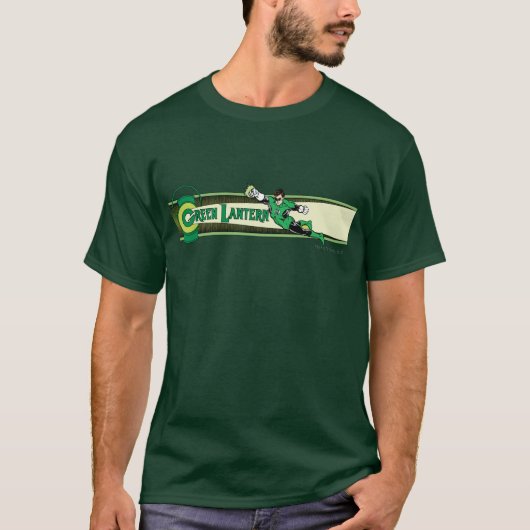 Groene Lantaarn en Logo T-shirt (Voorkant)