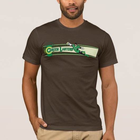 Groene Lantaarn en Logo T-shirt (Voorkant)