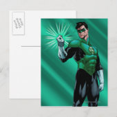 Groene lantaarn en ring briefkaart (Voorkant / Achterkant)